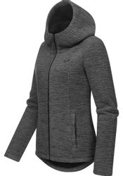 Ragwear Kapuzenstrickjacke "Lyshka Melange" Kuschelige Kapuzenjacke in Stri günstig online kaufen