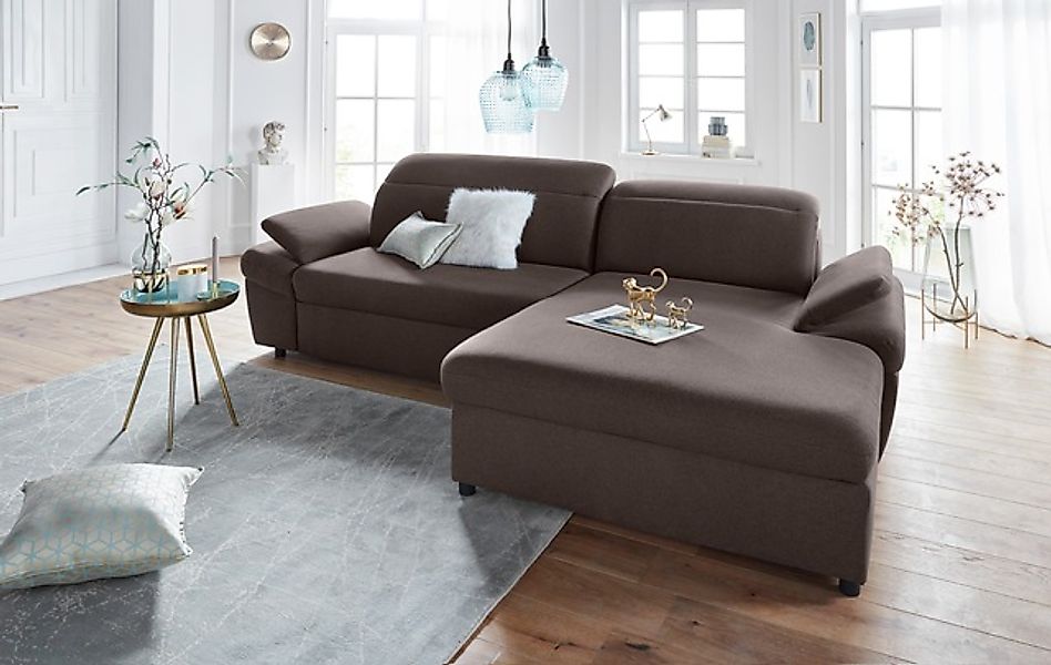 exxpo - sofa fashion Ecksofa »Kyoto, inkl. Kopfteil- und Armteilverstellung günstig online kaufen