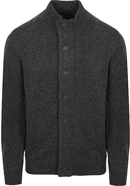 Barbour Zip Pull Lammwolle Patch Dunkelgrau - Größe L günstig online kaufen