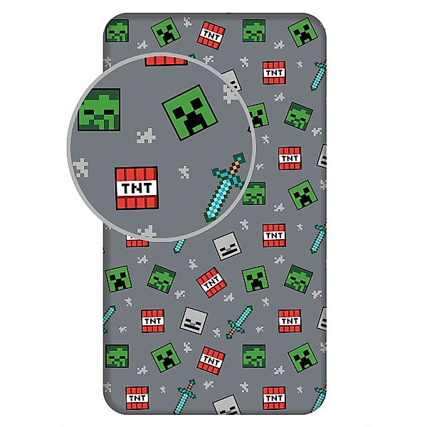 Jerry Fabrics Spannbettlaken Minecraft Spannbettlaken „We günstig online kaufen
