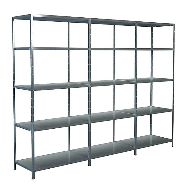 Schulte Steck-Grund- und 2 x Anbauregale 200 cm x 300 cm x 50 cm Verzinkt günstig online kaufen