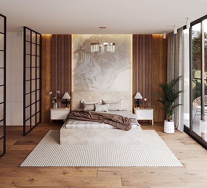 thematys Polsterbett Stauraumbett mit Velours 90x200, günstig online kaufen