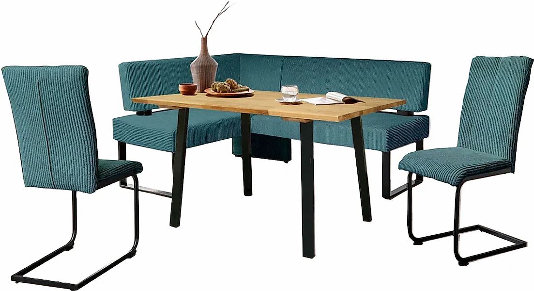 Home affaire Eckbankgruppe "Oliver" Set, 4-tlg, 4 Stk. tlg. Eckbank mit Wel günstig online kaufen