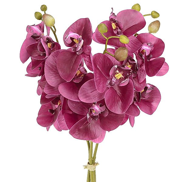 Kunstorchidee Künstliche Orchideen Lila Blumen Dekoration günstig online kaufen