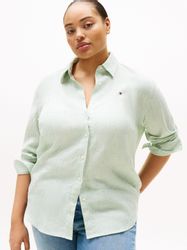 Tommy Hilfiger Curve Hemdbluse "CRV ESS LINEN RELAXED SHIRT" in Großen Größ günstig online kaufen