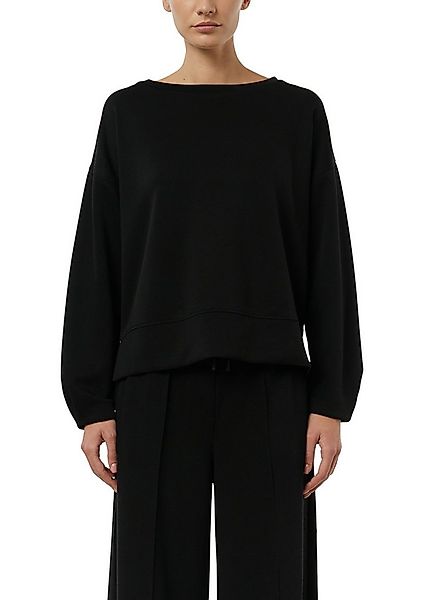 comma Sweater unifarben, mit Viskose und Stretch günstig online kaufen