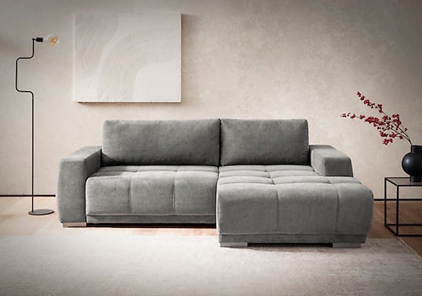 INOSIGN Ecksofa "Bolero L-Form" wahlweise mit Bettfunktion & Bettkasten günstig online kaufen