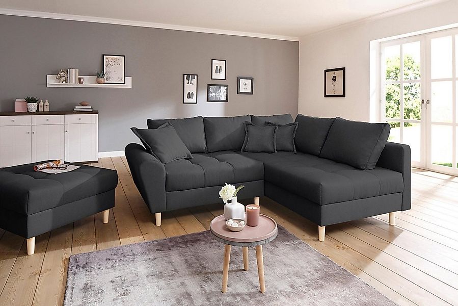 Home affaire Ecksofa Rice L-Form, B: 223 cm - OTTO. Verlässliche Qualität., günstig online kaufen