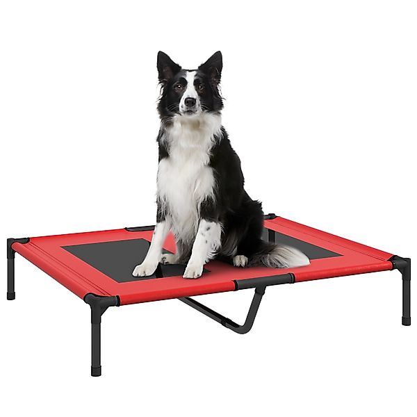 PawHut Tierbett Erhöhtes Hundebett, Atmungsaktiv Haustierbett, günstig online kaufen