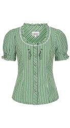 Nübler Dirndlbluse Trachtenbluse Kurzarm Natascha in günstig online kaufen