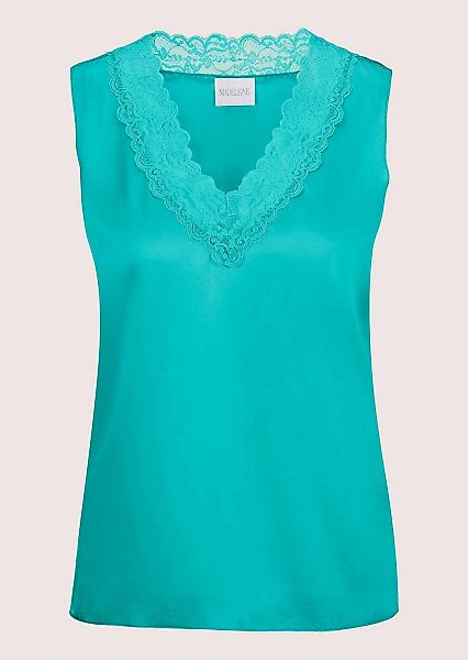 MADELEINE Trägertop "Top Lingerie-Top aus Seidensatin" edle Spitze am Aussc günstig online kaufen