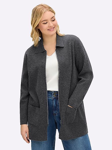 Sheego Strickjacke Strickjacke . günstig online kaufen