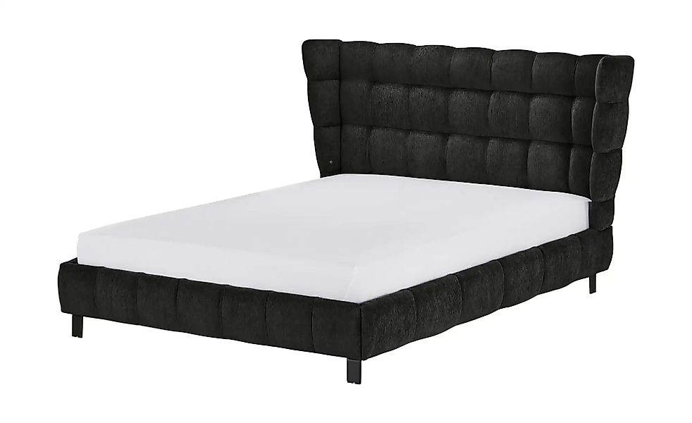 Polsterbettgestell  Caterham ¦ schwarz ¦ Maße (cm): B: 188 H: 109 T: 214.0 günstig online kaufen