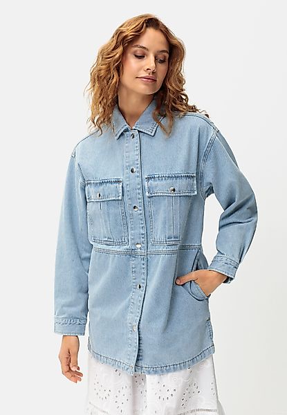 LASCANA Jeansjacke, mit seitlichen Schlitzen günstig online kaufen
