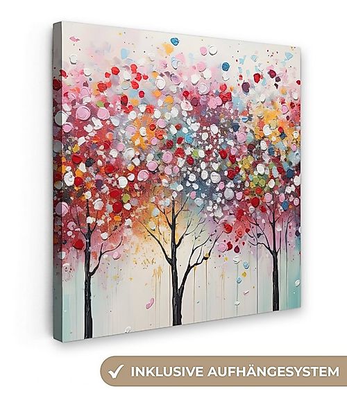 OneMillionCanvasses® Leinwandbild Kunst - Bäume - Natur - Acryl, Fotodruck günstig online kaufen