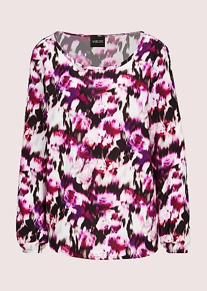 MADELEINE Schlupfbluse "Blusenshirt Elegante Viskosebluse mit Allover-Druck günstig online kaufen