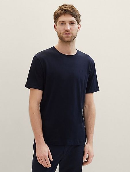 TOM TAILOR T-Shirt Basic T-Shirts im 3er-Pack (im Dreierpack) mit Logo Stic günstig online kaufen