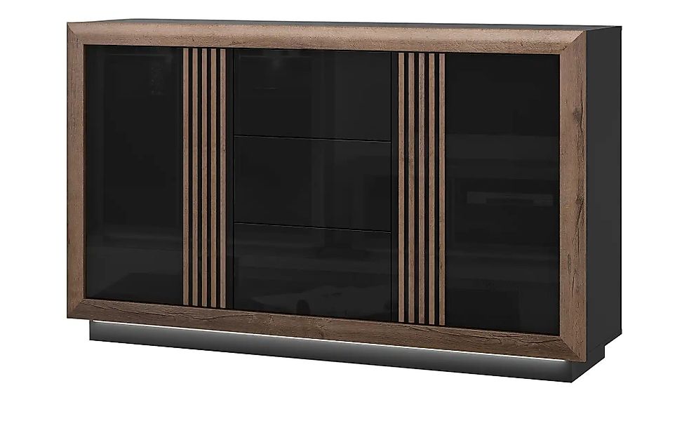 Sideboard  Sevilla ¦ schwarz ¦ Maße (cm): B: 162 H: 98 T: 42.0 Kommoden & S günstig online kaufen