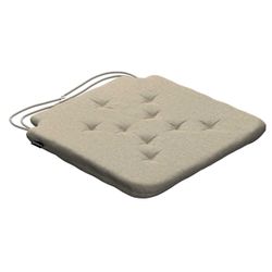 Stuhlkissen Christoph mit Bindeschnur, beige- grau, 42 x 41 x 3,5 cm, City günstig online kaufen