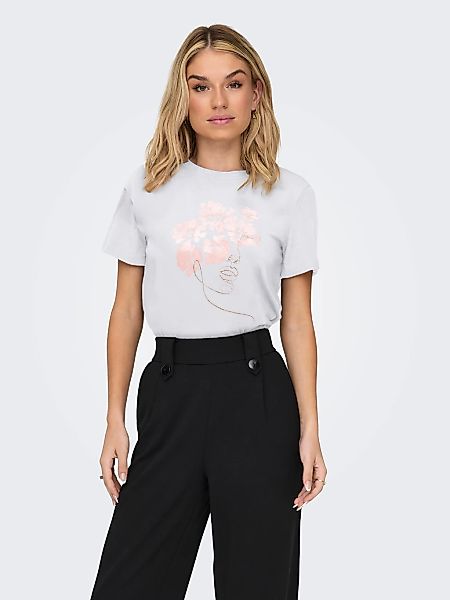 ONLY "ONLKITA LIFE REG S/S MIX TOP CS JRS EX." Baumwolle, regular fit günstig online kaufen