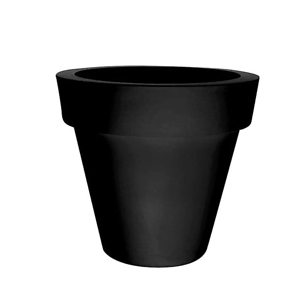 Serralunga - Vas One Blumentopf Ø130cm - schwarz/Kunststoff/H x Ø 120x130cm günstig online kaufen