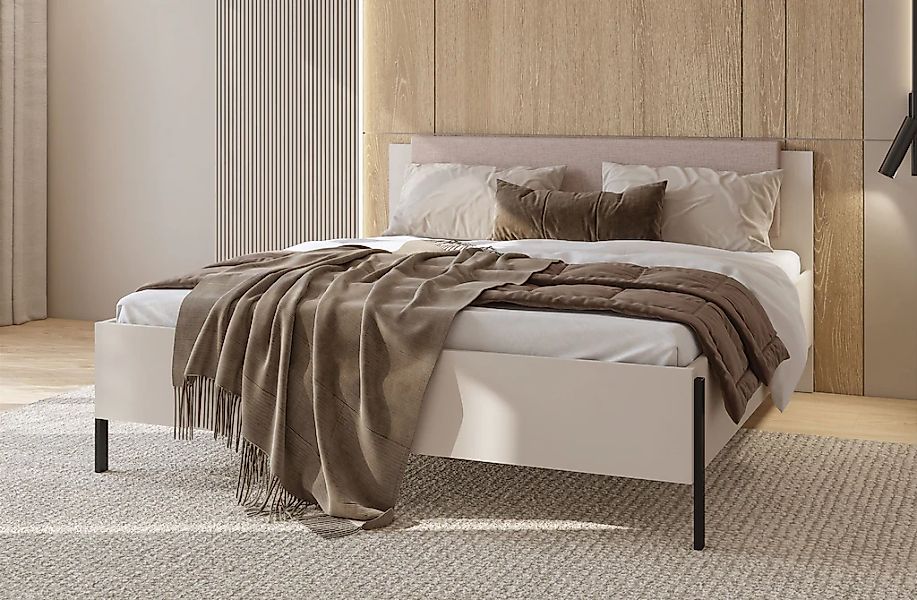Home affaire Bettgestell "Jukon, moderner Bettrahmen", Doppel/Einzelbett in günstig online kaufen