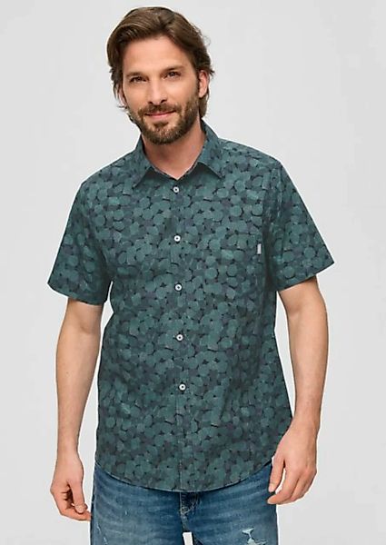 s.Oliver Kurzarmhemd Slim: Kurzarmhemd mit Kentkragen günstig online kaufen