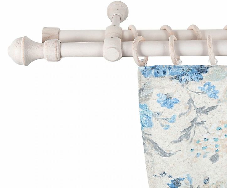 SN DECO GROUP Gardinenstange "Ares" 2 läufig-läufig Fixmaß 28 mm, Holz, ver günstig online kaufen