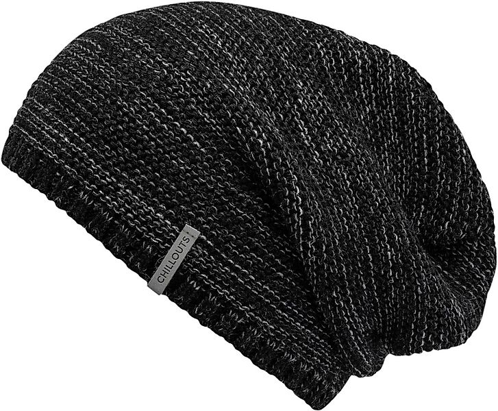 chillouts Beanie dunkle Strickbeanie mit Bündchen günstig online kaufen