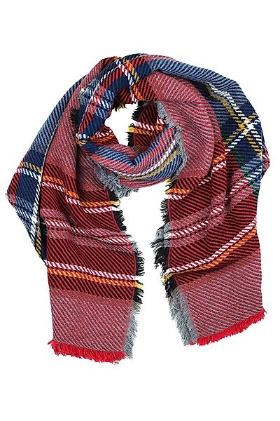 COLLEZIONE ALESSANDRO Wollschal "Karo" 1 Stk. gestreift, Made in Italy günstig online kaufen