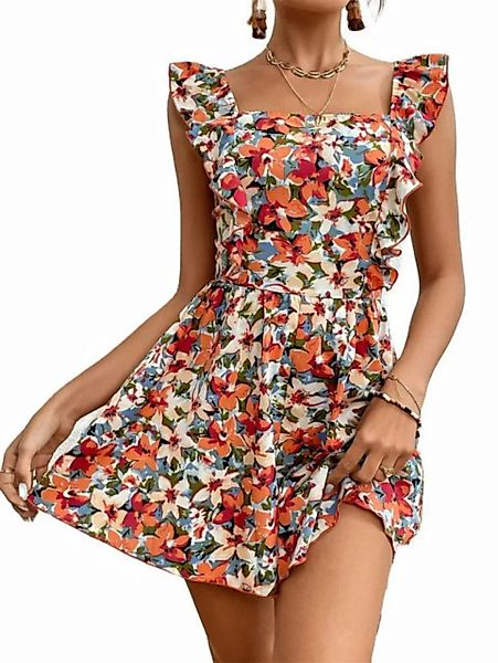 AFAZ New Trading UG Sommerkleid Elegantes, ärmelloses, bedrucktes Kleid mit günstig online kaufen