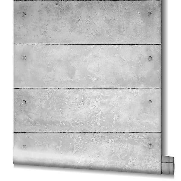 Marburg Vliestapete GZSZ Vintage Betonoptik 10,05 m x 0,53 m Grau FSC® günstig online kaufen