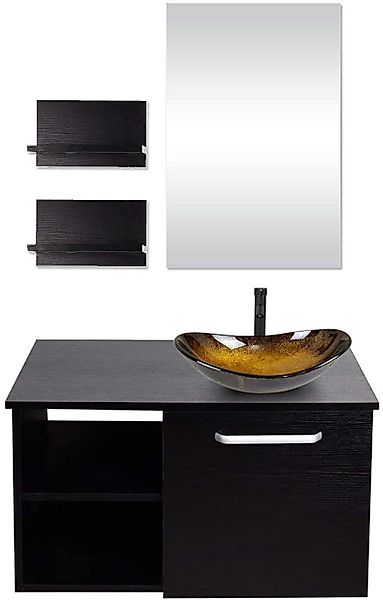 Puluomis Badmöbel-Set mit Spiegel, Badezimmerschrank mit günstig online kaufen