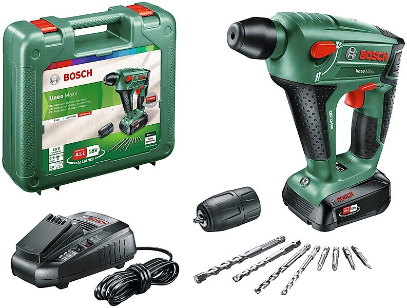 Bosch Home & Garden Akku-Bohrhammer Uneo günstig online kaufen