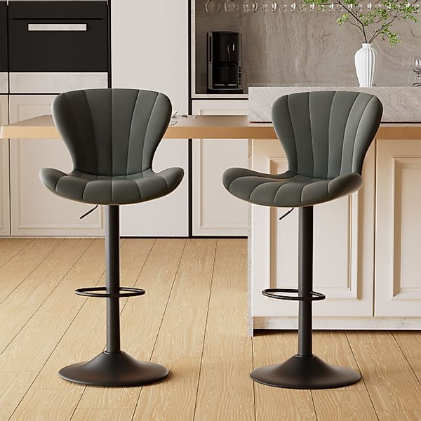 HawthyHome Barhocker 2er Set, Barstühle Drehstühle günstig online kaufen