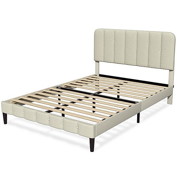 Lexzurn Polsterbett Polsterbett 140 x 200 cm Bettgestell, Doppelbett Bettra günstig online kaufen