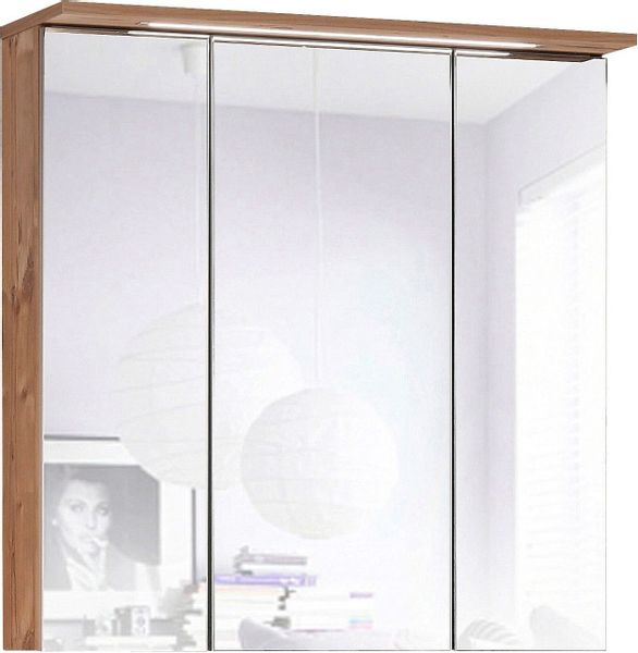 Schildmeyer Spiegelschrank "Profil" Breite 70 cm, 3-türig, LED-Beleuchtung, günstig online kaufen