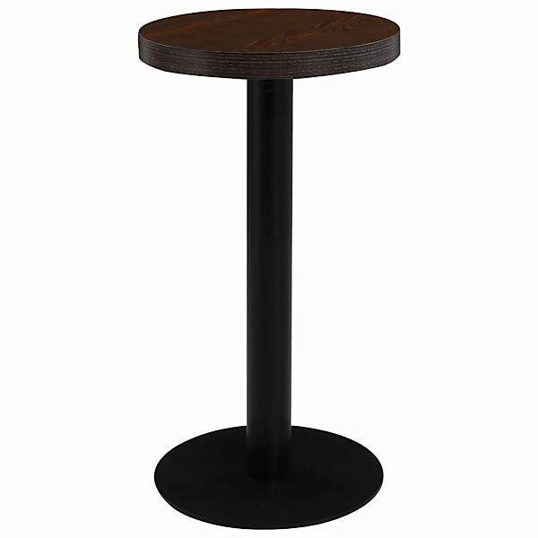vidaXL Esstisch Bistrotisch Dunkelbraun 40 cm günstig online kaufen