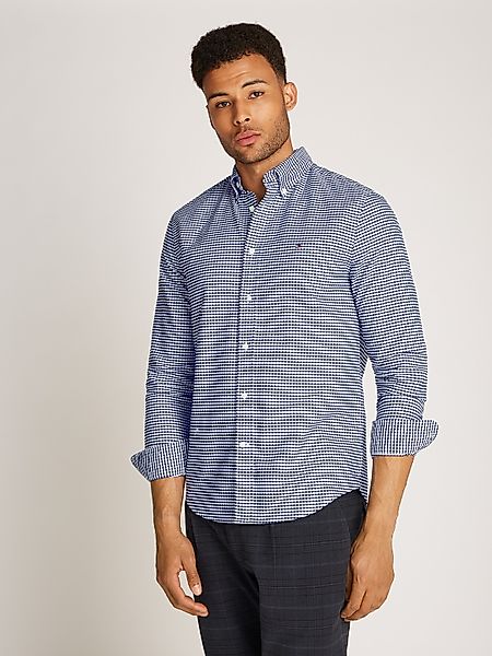 Tommy Hilfiger Langarmhemd HERITAGE OXFORD GINGHAM günstig online kaufen