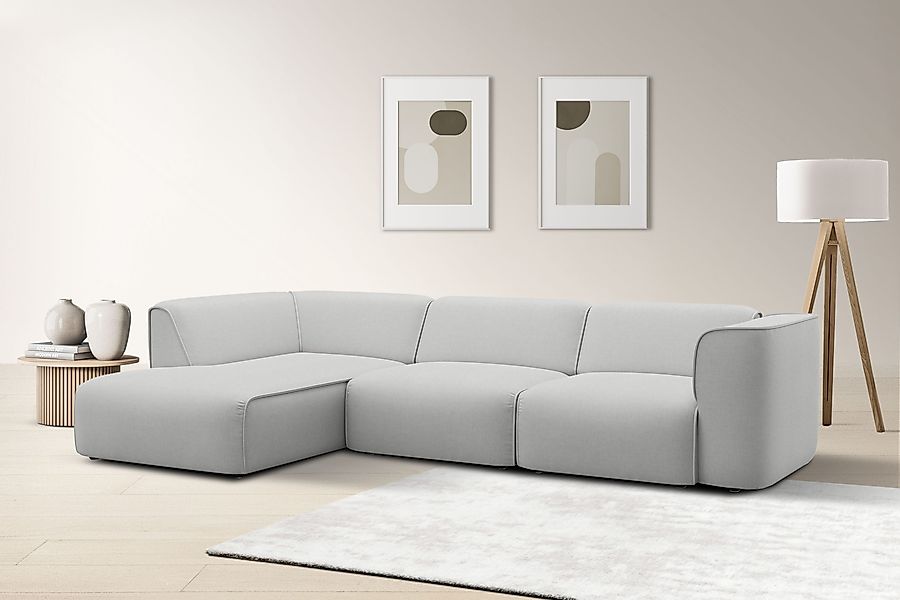 OTTO home Ecksofa "Merid L-Form, jederzeit durch Module erweiterbar, B/T/H: günstig online kaufen