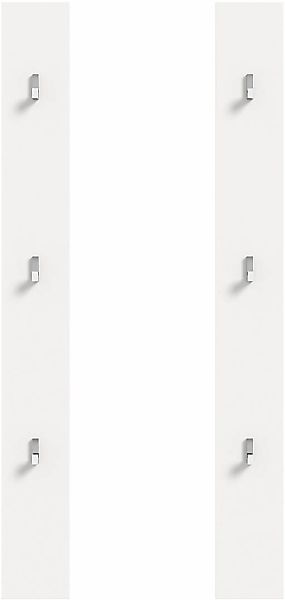 Home affaire Garderobenpaneel "Trondheim Paneel 2er Set," Höhe 115 cm, 6 Ha günstig online kaufen