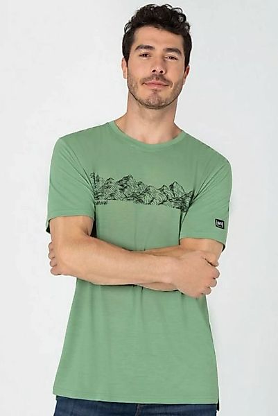 SUPER.NATURAL T-Shirt Merino T-Shirt M CONTOUR TEE alpiner Print, Merino-Ma günstig online kaufen