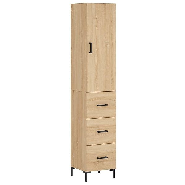 vidaXL Highboard Highboard Sonoma-Eiche 34,5x34x180 cm günstig online kaufen