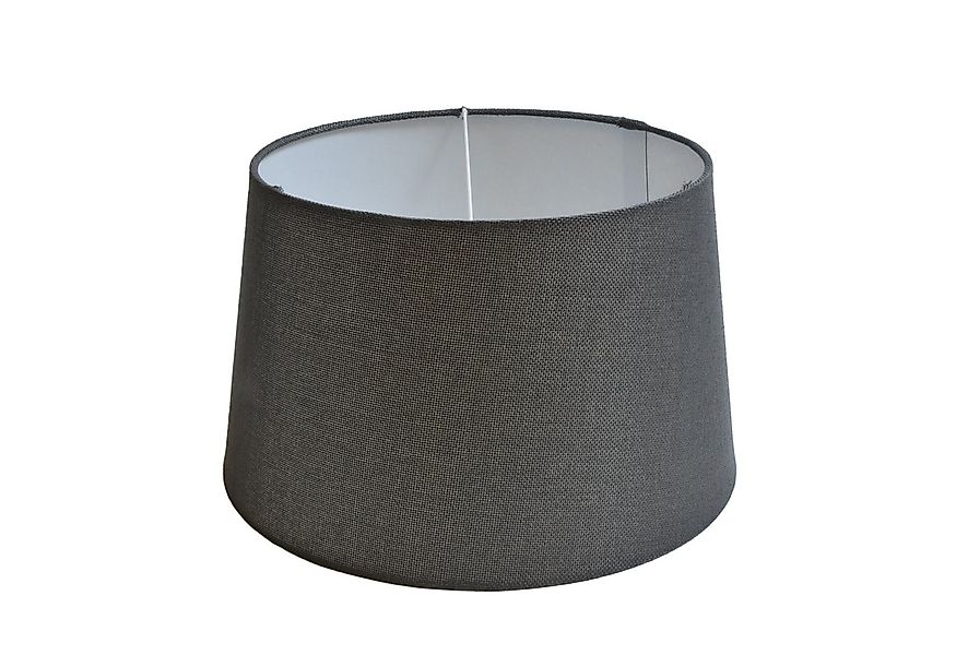 B&S Lampenschirm Lampenschirm rund aus Stoff H 18 x Ø 30 cm für Tisch - Ste günstig online kaufen