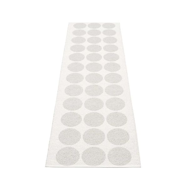 pappelina - Hugo Teppich 70x240cm - metallic weiß/kalk günstig online kaufen