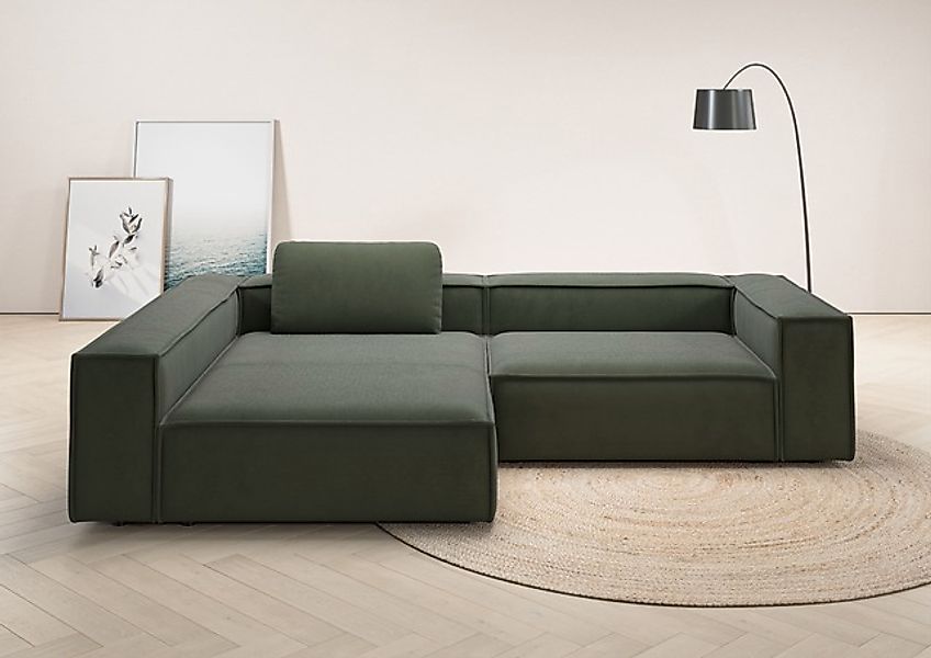 Places of Style Ecksofa »Watertown, moderne XXL L-Form, 306 cm breit«, Komf günstig online kaufen