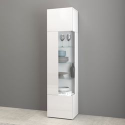 INOSIGN Vitrine "Egypt" komplett hochglanz lackiert, 1 Glastür mit 3 Glasbö günstig online kaufen