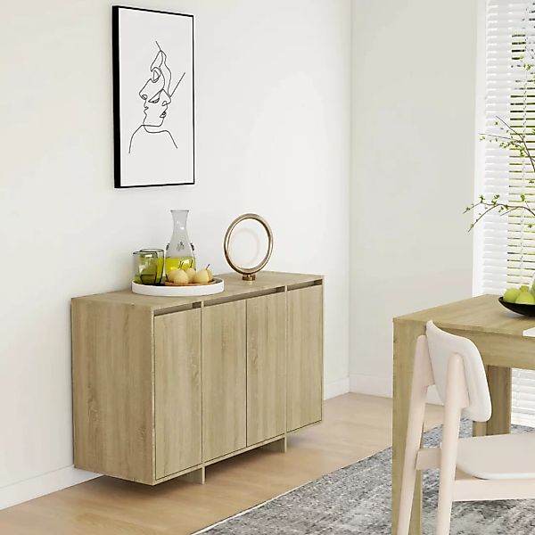 vidaXL Sideboard Sideboard Sonoma-Eiche 120x41x75 cm günstig online kaufen