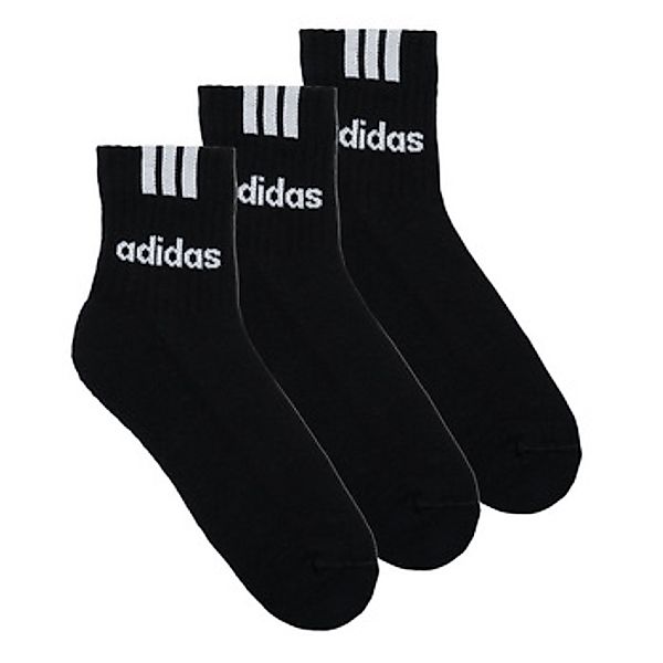 adidas  Socken 3-Stripes Linear Half-Crew Cushioned Socks 3 Pairs günstig online kaufen
