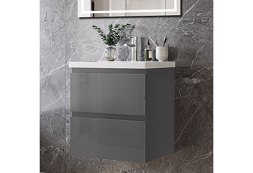 duschspa Waschtisch Waschbecken mit Unterschrank Badmöbel Set Badschrank Wa günstig online kaufen